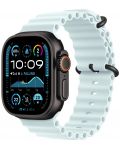 Каишка Apple - Ocean Black Titanium, Apple Watch, 49 mm, Ice Blue - 1t